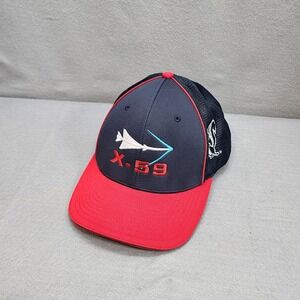 Lockheed Martin X-59 Experimental Aircraft Logo Baseball Cap Hat Mesh Back LG-XL